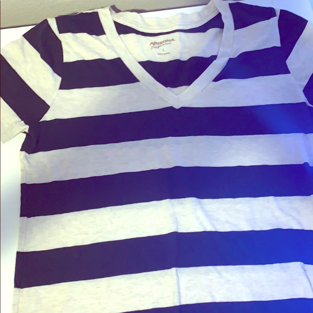 Black and Tan strip Arizona short sleeve T shirt